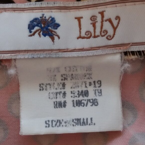 Vintage Pink Cotton Blend Stretch Skirt Made USA | Size S - Picture 7 of 8